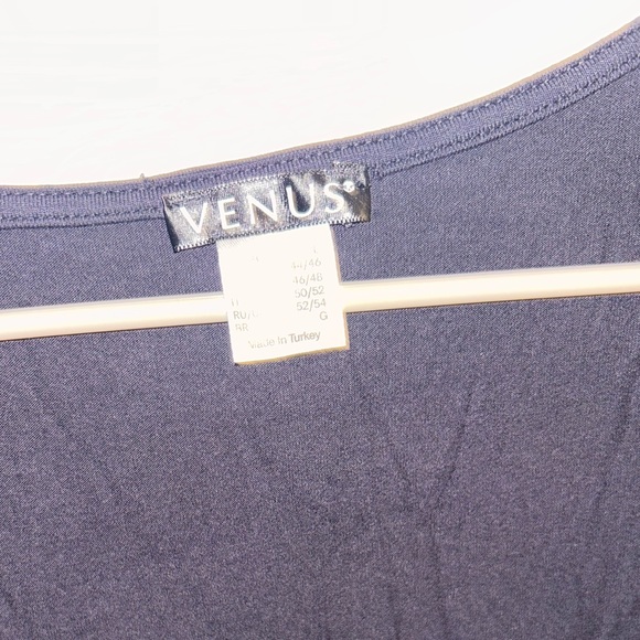 VENUS Black Sleeveless Fringe Tank Top - Picture 3 of 3